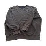 Lulus  Women's Gray Long Sleeve Crew Neck Pullover Sweatshirt Size XL Photo 0