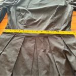 Who What Wear  Black Dress Eyelet Balloon Sleeves 100% Cotton Small Photo 8