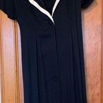Vintage S.L. Fashions dress with rose embroidery. Size 6P Photo 0