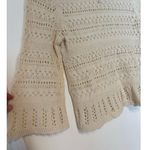 Madewell NWT  Scalloped-Trim Sweater Tee In Sand Size XS Photo 6