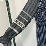 Hemant & Nandita Medium Short Dress Indigo Blue Tie Dye Photo 14