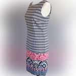 Mario Serrani  Italy Geometric Print Sheath Dress‎ Size 12 NWOT Photo 3