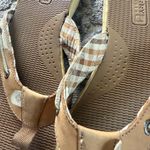Sperry  | Tan Plaid Flip Flops Photo 1