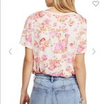 Free People ✨HP✨NWOT✨ Tourist T-Shirt Pink Floral Blush✨ Photo 3