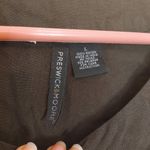 Preswick & Moore  Rayon Size Large L Dark Green Flowy Button Blouse Whimsy Goth Photo 6