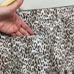 Chico's  Jeans 3 Leopard Print Brown White Tapered Ankle Stretch Denim XL 16‎ Photo 5