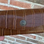 Tommy Bahama  Crocodile Alligator Glasses Sunglasses Brown Clamshell Case Photo 0