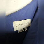 Sachin + Babi SACHIN &‎ BABI  Chlesea One- Shoulder Gown in Deep Cobalt , Missing Bow Photo 4