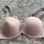 Maidenform  Lace Underwire Push-up Bra Dusty Rose 40C Photo 0