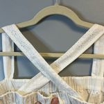 Boden Top White Eyelet Cropped Criss Cross Strap Blouse Sz US 8 NWT Photo 8