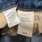 Rag and Bone Dre Low Rise Slim Boyfriend Jeans 26 Pismo W/ Holes Womens Denim Photo 4