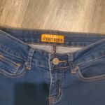 Wax Jean  Dark Blue Skinny Jeans Cozy Up Kniy Denim Size 1 Junior Photo 1