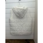 Patagonia  Women's Ivory Hooded Reversible‎ Fleece Vest Size xl Photo 4