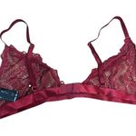 ASOS Burgundy Lace Bralette Photo 1