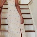 By Anthropologie Scallop‎ Baby Midi Dress Pink Photo 1