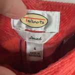 Vintage Talbots rusty red corduroy blazer trouser set women's size 4 Photo 6