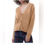 French Connection French Connction Tomasa ribbed Cardigan Orange three button size medium Photo 6