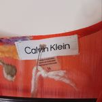 Calvin Klein Floral Print Sheer Sleeveless Surplice Neckline Wrap Midi Dress Photo 3