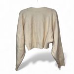 Love, Bonito Knit Metal Clasp Cardigan – Ivory – Size L/XL – NWT Cropped Photo 2