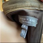 Sachin + Babi  100% Lamb Leather Strip- Patch Skirt size 6 Photo 4