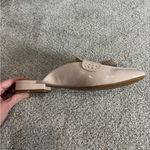 Nine West Beige Patent Leather Open Back Mules Shoes 10 M For Woman Photo 1