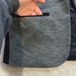 J.Crew Contrast Knit Colorblock Gray Navy Blazer size 8 Photo 5