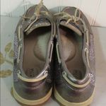 Sperry topsider silver with sparkles size 8.5 Photo 3