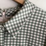 Gal Meets Glam  Delilah Green Gingham Dress Photo 4