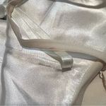 BCBGMAXAZRIA  Cream & Black Silk Spaghetti Strap Cocktail Party Dress Size 6 Photo 11