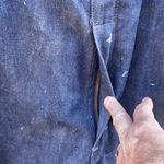 Vintage Toughskins Overall coveralls Jumpsuit Large Blue Photo 3