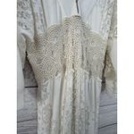 Anthropologie Farm Rio Solana Cutout Open Shoulder Midi Dress SIZE MEDIUM Photo 7