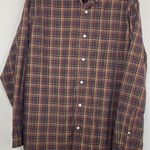 Eddie Bauer  Multicolor‎ Plaid Button Down Long Sleeve Shirt Size XL Photo 0