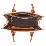 David Jones Square Woven Tote Handbag Photo 3