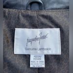 Jacqueline Ferrar Vintage Jaqueline Ferrar Black Genuine Lambskin Leather Jacket Medium Photo 10