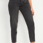 Old Navy High Rise O.G. Straight Black Jeans  Photo 0