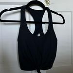 JoyLab  black crop tank with padding  Photo 0