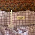Brandy Melville JOHN GALT /  PURPLE MICRO PLAID MINI SKIRT DOUBLE PLEAT Photo 1