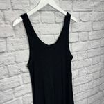 DKNY  Womens Black Stretch Ribbed Pullover Swim Cover Up Dress Size M New Photo 2