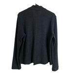 Eileen Fisher Womens Black Wool Jacket Lightweight 1 Button Sweater Knit Career Photo 1