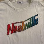 Daydreamer Nashville rainbow  graphic T-shirt women’s size medium Photo 2