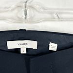Vince  Size 4 Pants Navy Blue Trousers‎ Solid Mid Rise Slim Straight Career 1417 Photo 7