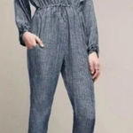 Anthropologie NAT Natalie Martin Blue Claudette Jumpsuit Photo 0