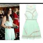 Three Floor $350  Mini Mint Dress Sleeveless Size 6 / S Photo 1
