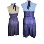 City Triangles  Dress Womens Black Lavender Vneck Glitter Shimmery Formal Prom Photo 4