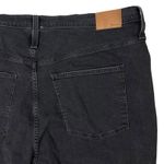 Madewell High Rise The Mom Jeans Renley Black Wash Size 37 Photo 6