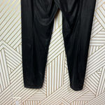 Good American The Croc Exec Pants in Black Faux Leather Plus Size 3XL Photo 9