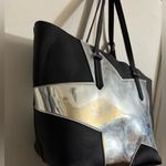 Kendall + Kylie Kendall and Kylie Black and Silver Izzy Star Large Tote Bag Photo 4