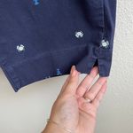 Talbots Navy Blue Lobster Crab Embroidered The Perfect Crop Plus Size Pants Photo 7