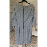 The Limited  Parisian Shift Dress Modern Old Money Knit Autumn Winter Striped Lux Photo 2