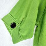 525 America  Knit Short Sleeve Sweater Cardigan Size Medium Green Artsy Photo 4